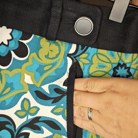 Ann Taylor Floral Skirt with Black Accents - Picture 4 of 9